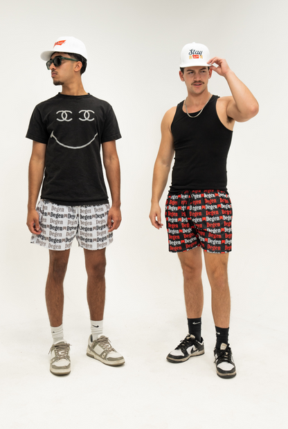 BLACK MARBEEZY 5" MESH SHORT