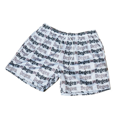 GREY MARBEEZY 5" MESH SHORT