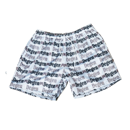 GREY MARBEEZY 5" MESH SHORT